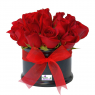 20 Rosas en Caja Elegante 